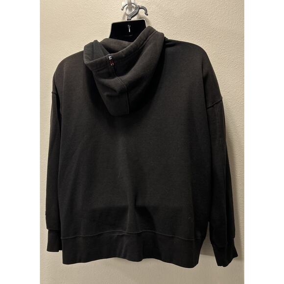 1990’s Original Vintage Y2K Bugle Boy Black Hoodie With Logo Full Zip •‎ XL - Picture 3 of 5